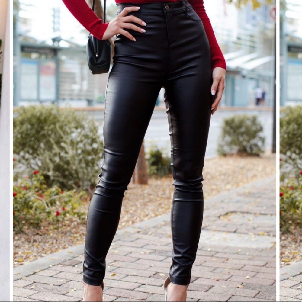 Vegan Leather Pants